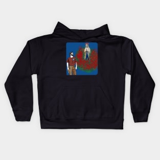 Visiting her statue Kids Hoodie